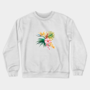 Tropical flowers Crewneck Sweatshirt